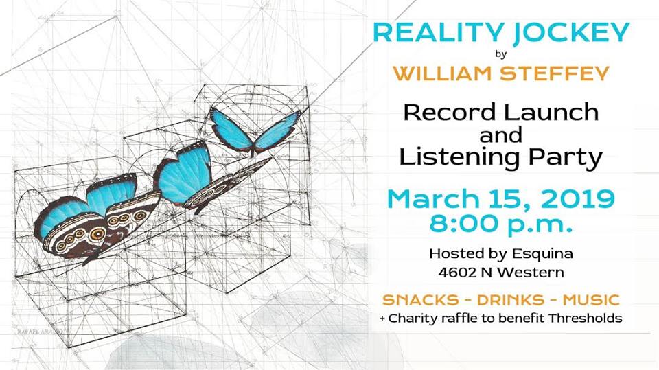 Reality Jockey Party / Donate to Thresholds Chicago William Is